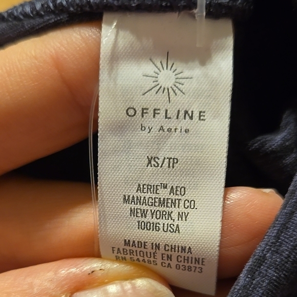 New Offline By Aerie Heathered Gray Hugger Leggings Size XS - Picture 6 of 6